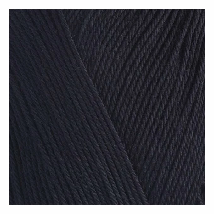 Cheap đ Patons Black 100% Cotton 4 Ply Yarn 100g đ - Image 2