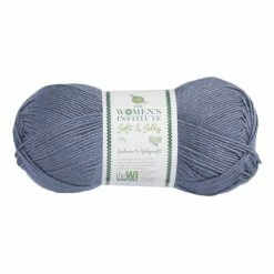 Brand new 🔥 The WI 👩 Women's Institute Slate Soft And Silky 4 Ply Yarn 100g 🎉