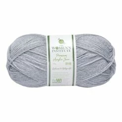 Flash Sale 🌟 The WI 👩 Women's Institute Grey Premium Acrylic Yarn 100g 🛒