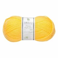 Brand new π The WI π© Women's Institute Yellow Premium Acrylic Yarn 100g β