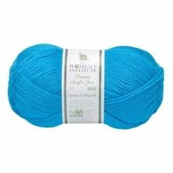 Cheapest 🧨 The WI 👩 Women's Institute Turquoise Premium Acrylic Yarn 100g 🔔