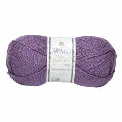 Coupon 🔥 The WI 👩 Women's Institute Light Purple Premium Acrylic Yarn 100g ⭐