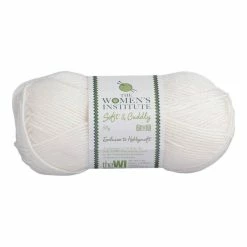 Brand new ✔️ The WI 👩 Women's Institute Cream Soft And Cuddly DK Yarn 50g 👍