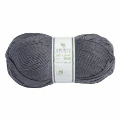 Buy ⌛ The WI 👩 Women's Institute Grey Soft And Smooth Aran Yarn 400g 🌟