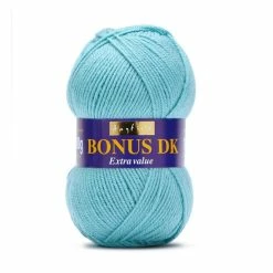 Promo 😀 Hayfield Lagoon Blue Bonus DK Yarn 100g (607) 🔥