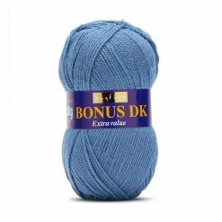 Cheapest 🥰 Hayfield Ocean Blue Bonus DK Yarn 100g (609) 🥰