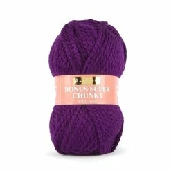 Best Sale 🌟 Hayfield Purple Bonus Super Chunky Yarn 100g (840) 🌟