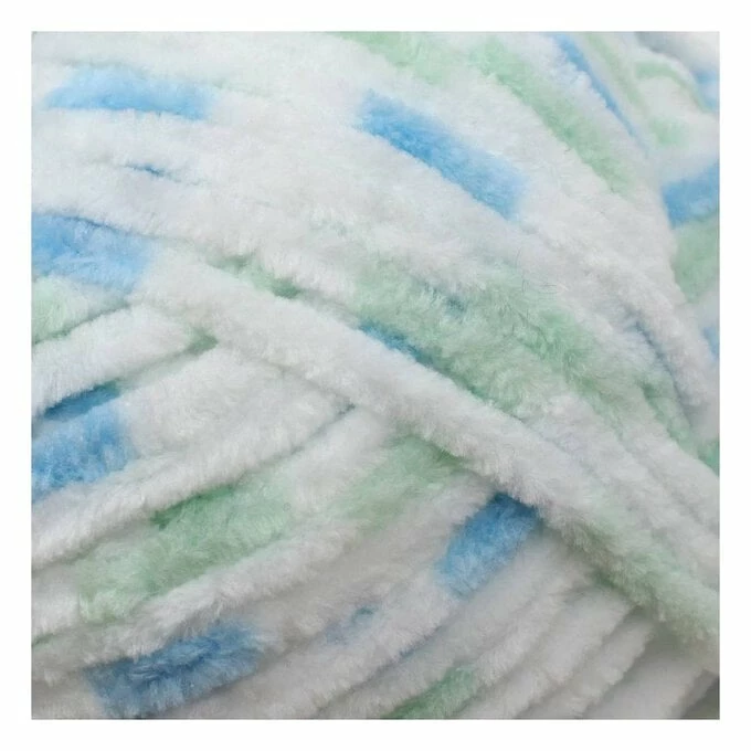 Outlet ๐ James C Brett White Blue Mint Flutterby Chunky Yarn 100 G โ๏ธ - Image 2
