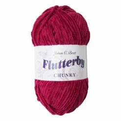 Best reviews of 🛒 James C Brett Raspberry Flutterby Chunky Yarn 100g 🛒