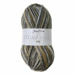 Brand new 🥰 James C Brett Mustard Stonewash DK Yarn 100g 👍