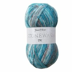Coupon 🤩 James C Brett Water Mix Stonewash DK Yarn 100g ✨
