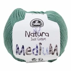 Best deal 😍 DMC 87 Jade Green Natura Medium Crochet Yarn 50g 🛒