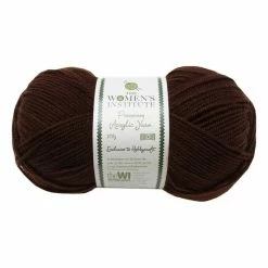 Hot Sale 😀 The WI 👩 Women’s Institute Brown Premium Acrylic Yarn 100g 🎉