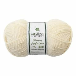 Outlet βοΈ The WI π© Womenβs Institute Cream Premium Acrylic Yarn 100g π