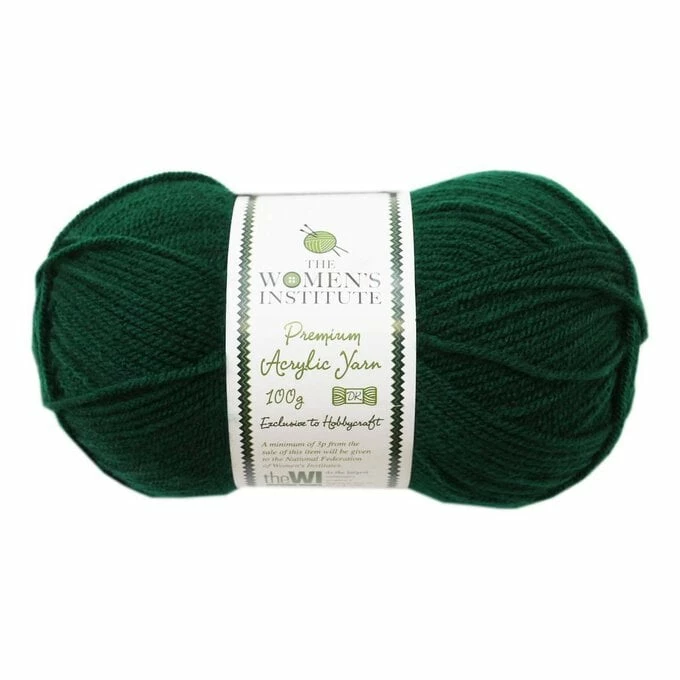 Best Pirce π The WI π© Womenβs Institute School Green Premium Acrylic Yarn 100g π