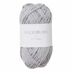 Hot Sale 🌟 Rico Design Rico Silver Grey Ricorumi DK Yarn 25g 😀