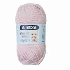Hot Sale 🌟 Patons Pale Pink Fairytale Merino Mix DK Yarn 50g ✔️