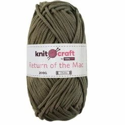 Best Pirce 🛒 Knitcraft Khaki Return Of The Mac Yarn 200g 😍