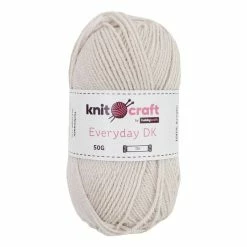 Promo ✔️ Knitcraft Beige Everyday DK Yarn 50g 🎉