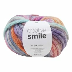 Best deal 😀 Rico Design Rico Rainbow Creative Smile Yarn 50g 🎁