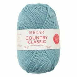 Buy 🛒 Sirdar Duck Egg Blue Country Classic DK Yarn 50g 😍