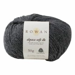 Best Pirce 🛒 Rowan Charcoal Alpaca Soft DK Yarn 50g ✨
