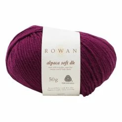New ❤️ Rowan Mulberry Alpaca Soft DK Yarn 50g 🥰
