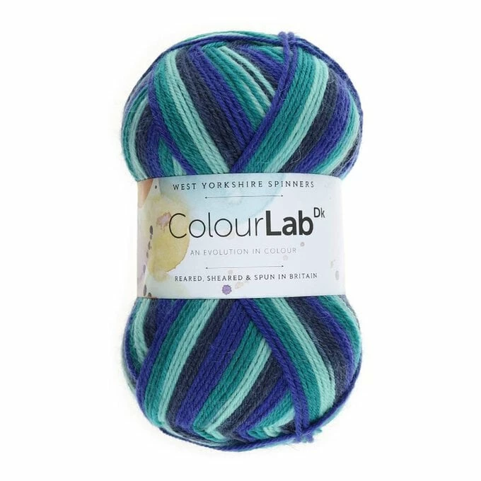 Outlet ๐ West Yorkshire Spinners Frosty Blues ColourLab DK Yarn 100g ๐