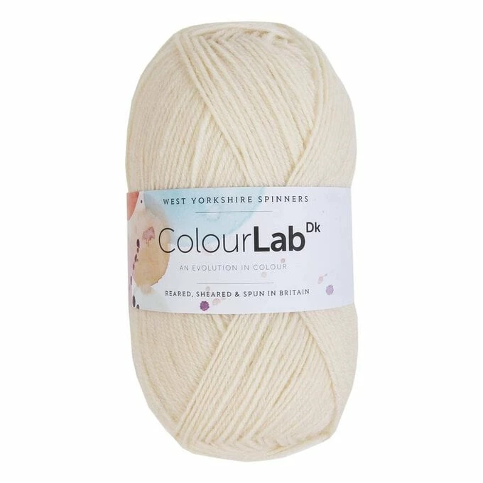 Discount 𤊠West Yorkshire Spinners Natural Cream ColourLab DK Yarn 100g đ