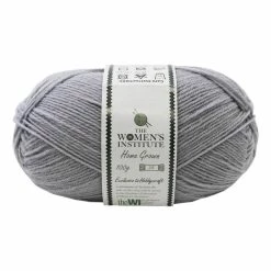 Best deal ❤️ The WI 👩 Women's Institute Grey Home Grown DK Yarn 100g (435) 😍