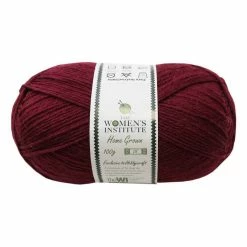 Hot Sale 😍 The WI 👩 Women's Institute Plum Home Grown DK Yarn 100g (783) 🌟