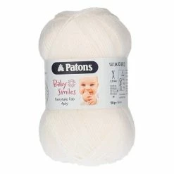 Best deal ⌛ Patons White Fairytale Fab 4 Ply Yarn 50g 🎁