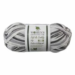 Best Sale ✔️ The WI 👩 Women's Institute Grey Mix Soft And Cuddly DK Yarn 50g 🎉