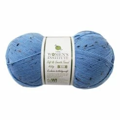 Flash Sale 👏 The WI 👩 Women's Institute Cornflower Soft And Smooth Tweed Aran Yarn 400g 😍