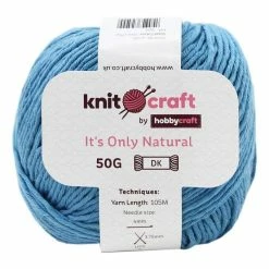 Best reviews of 🌟 Knitcraft Blue It's Only Natural Light DK Yarn 50g 🔔