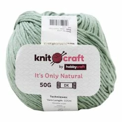 Best Pirce 🛒 Knitcraft Sage It's Only Natural Light DK Yarn 50g 🎉