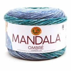 Buy ⌛ Lion Brand Mantra Mandala Ombre Yarn 150g 😍