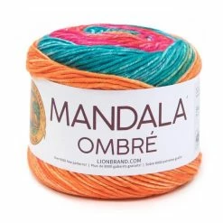 New ❤️ Lion Brand Happy Mandala Ombre Yarn 150g 🔥