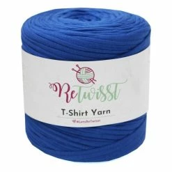 Discount 🔔 James C Brett ReTwisst Blue Shades T-Shirt Yarn 650g 🛒