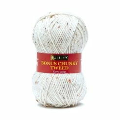 New 😉 Sirdar Hayfield Oyster Bonus Chunky Tweed Yarn 100g 👍
