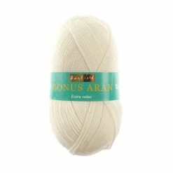 Wholesale 😉 Sirdar Hayfield Cream Bonus Aran 100g 🥰