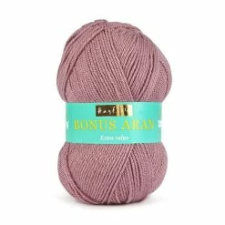 Discount 😀 Sirdar Hayfield Mauve Bonus Aran 100g 🎁