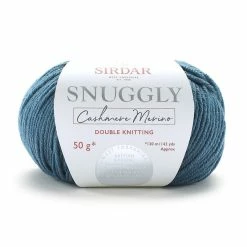 Best Pirce 🧨 Sirdar Teal Snuggly Cashmere Merino DK Yarn 50g ✔️