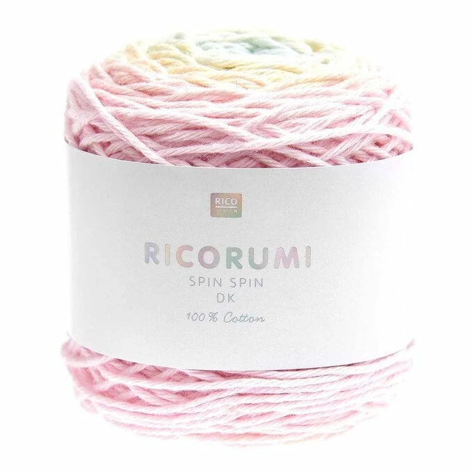 Best Pirce π Rico Design Rico Pastel Rainbow Ricorumi Spin Spin DK Yarn 50g π