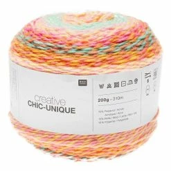 Best deal 🎁 Rico Design Rico Creative 🍬 Candy Chic-Unique Yarn 200g 😀